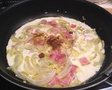 ベーコンと玉葱のカレークリームパスタ作り方9写真
