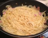 ベーコンと玉葱のカレークリームパスタ作り方12写真