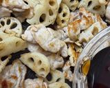 ご飯が進む！豚こまとれんこんの甘辛青のり炒め作り方5写真