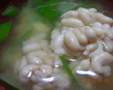 たらの白子（たち）のお味噌汁～下処理方法作り方5写真