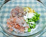 簡単♪『海老と枝豆の蒸し餃子』作り方4写真