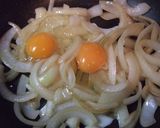 タマネギの玉子とじ？炒め作り方3写真
