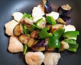 簡単夕飯なすピーマンささみ中華黒酢炒め肉料理主菜作り方10写真