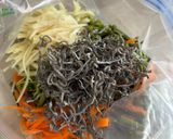 わらびと塩昆布の和え物♪作り方6写真