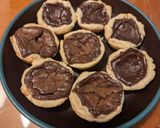 冷凍パイ生地☆チョコエッグタルト作り方10写真