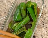 【楽めし】ピーマンの麺つゆ浸し作り方3写真