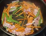 フライパンひとつで☆トマトソースパスタ作り方2写真