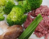 ブロッコリー＋ミンチdeあんかけ作り方1写真