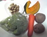 もりもり温野菜☆粒マスタードマヨ作り方1写真