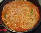 フライパンひとつで☆トマトソースパスタ作り方6写真