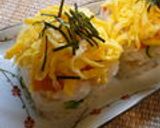 すし太郎✿炒り卵入りのおにぎり作り方6写真