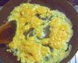 鶏皮で作る親子チャーハン作り方2写真