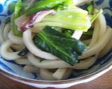 ♡簡単小松菜焼きうどんちゃん♡作り方2写真