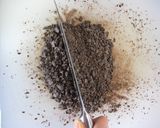 チョコとラムレーズンの卵白シフォンケーキ作り方1写真