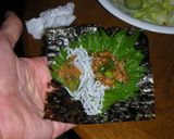 釜揚げシラス梅の海苔巻き作り方3写真