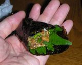釜揚げシラス梅の海苔巻き作り方4写真