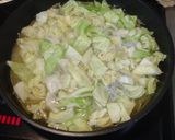フライパンひとつで☆キャベツの和風パスタ作り方3写真
