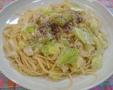 フライパンひとつで☆キャベツの和風パスタ作り方6写真