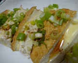 とろ～りチーズ入り厚揚げバター醤油焼き♪作り方10写真