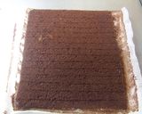 しっとりチョコの　ロールケーキ作り方25写真