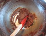 チョコとラムレーズンの卵白シフォンケーキ作り方8写真