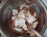 チョコとラムレーズンの卵白シフォンケーキ作り方10写真