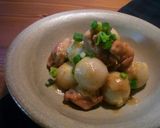 さといもと鶏肉のこってり煮❤作り方4写真