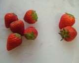 米粉でなめらか食感✿苺アイス✿作り方1写真