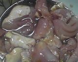 鶏モモ肉のニンニク風味天ぷら(?)揚げ作り方1写真