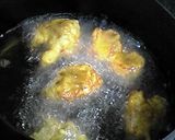 鶏モモ肉のニンニク風味天ぷら(?)揚げ作り方3写真