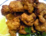 鶏モモ肉のニンニク風味天ぷら(?)揚げ作り方4写真