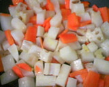 蓮根＋大根＋ほうれん草のカレー風味炒め作り方7写真