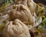 お鍋材料にお菓子が！！ベビースター巾着♪作り方3写真