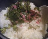 おこわ(桜と枝豆)作り方7写真