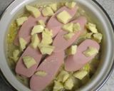 白菜と魚肉ソーセージのグラタン　簡単！作り方4写真