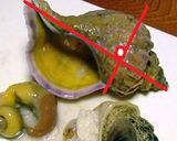 ツブの炊き込みご飯(✪艸✪)&さばき方作り方3写真