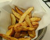 水拭きなし！冷たい油でフライドポテト作り方7写真