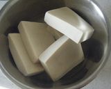 母の味♪高野豆腐と絹さやの卵とじ❤作り方1写真