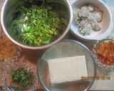 豆腐と牡蠣とキムチのあんかけご飯作り方2写真