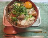 豆腐と牡蠣とキムチのあんかけご飯作り方6写真