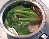 離乳食用　ほうれん草のペースト作り方1写真