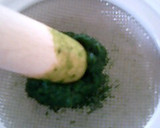 離乳食用　ほうれん草のペースト作り方4写真