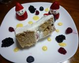 サンタクリスマスミルクティーシフォンデコ作り方30写真