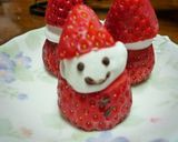 サンタクリスマスミルクティーシフォンデコ作り方2写真