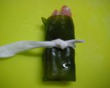 鶏モモで昆布巻き作り方2写真