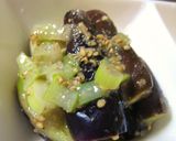 レンジde簡単②蒸しなすのねぎ塩和え作り方5写真