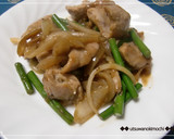 にんにくの芽と豚肉のオイスター炒め作り方5写真