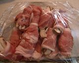 簡単＜豚肉の椎茸ロール　焼肉風味＞♪作り方1写真