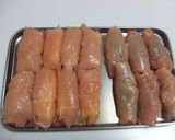 とろけるチーズのささみ巻き作り方4写真