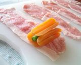 お弁当に！かわいいお花の肉巻き♪作り方3写真